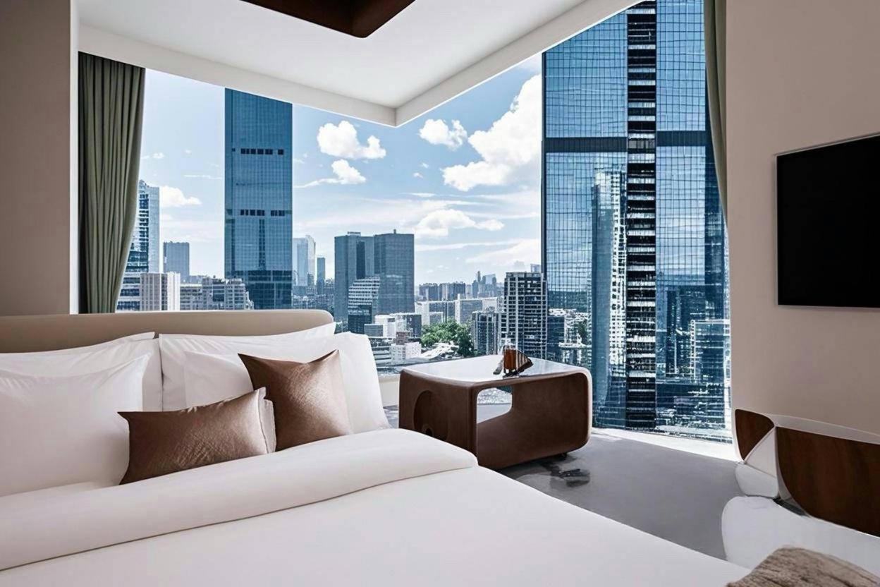 Yun Jin City View Hotel - Guangzhou Taikoo Hui Zhujiang New Town Tianhe Sports Center 외부 사진